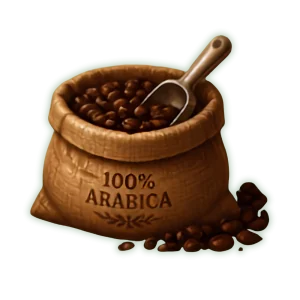 Icono de granos de café